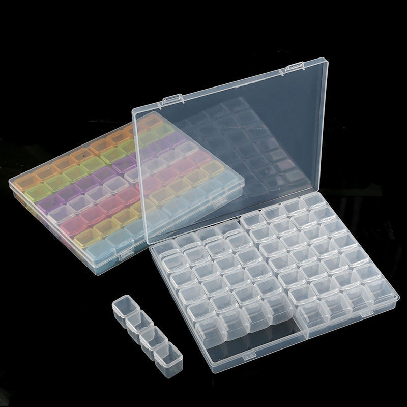 Token Tray Organizer - Transparente Nägel Kunst Organizer Aufbewahrungsbox Trennbare