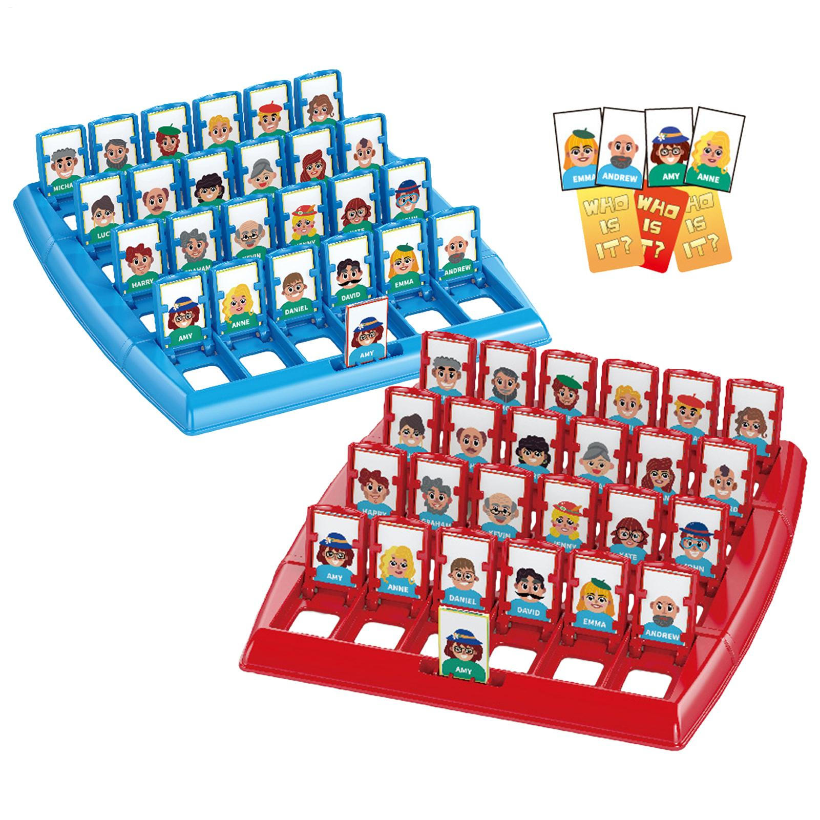 Board Game Who Is It - Lernspielzeug für zwei Spieler, interaktives Gedächtnis-Logikspielzeug,