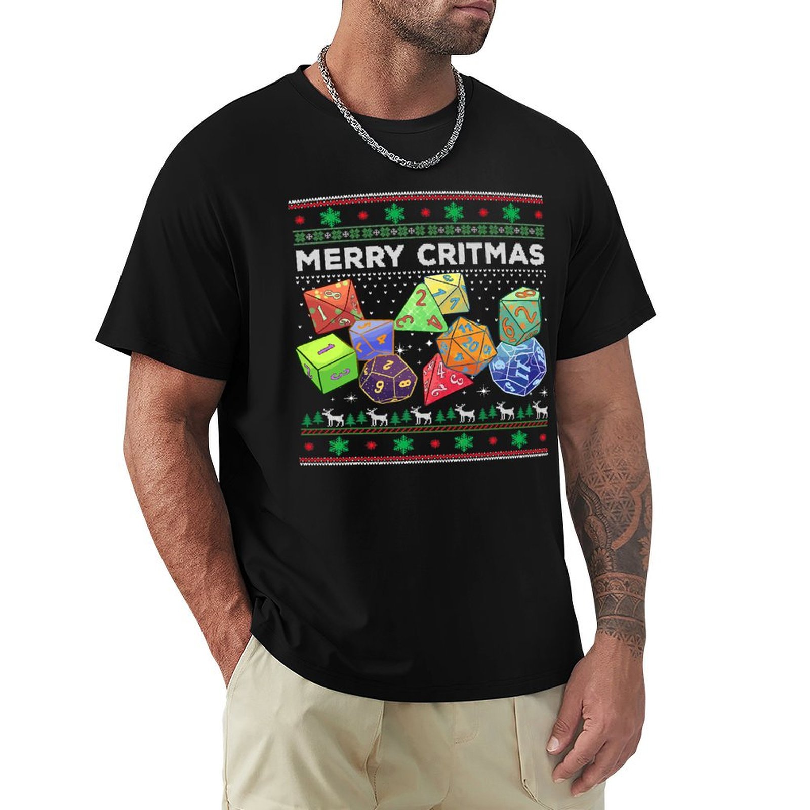 Board Game Roleplay - Spiel Merry Critmas Ugly Christmas D20