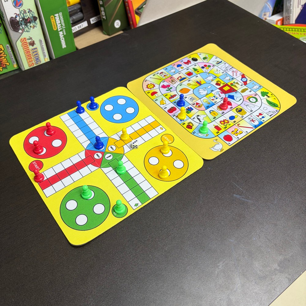 Board Game Ludo - 2er-Set Ludo und Schwan Brettspiel, inklusive