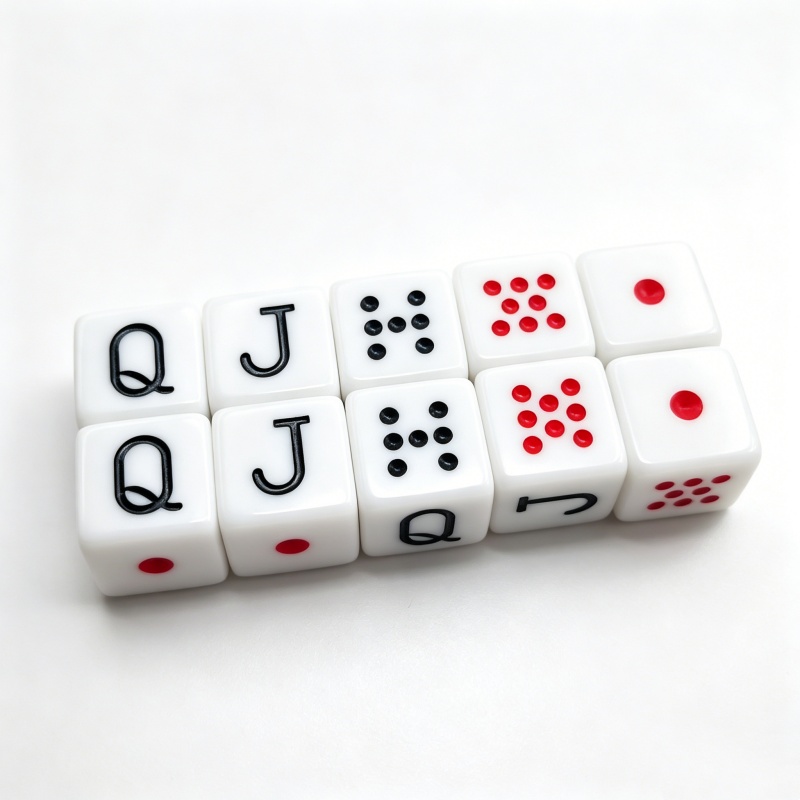 Board Game Ludo - 10 Teile/satz 16mm Poker Würfel Spiel