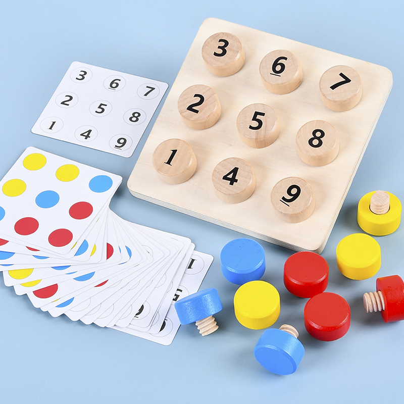 Board Game Nature - Holz Ziehen Sie Die Schrauben Pass