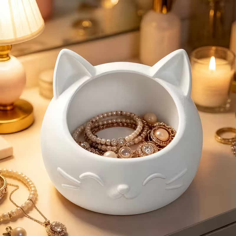 Mini-Aufbewahrungsbox in Katze – Token Tray Organizer Bewertung und Preis