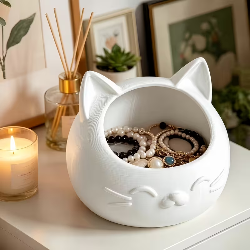 Mini-Aufbewahrungsbox in Katze – Token Tray Organizer Bewertung und Preis