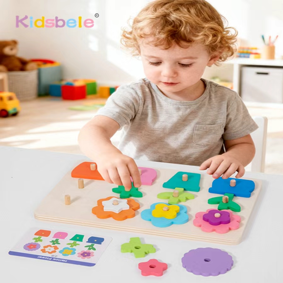 Montessori DIY Holz Blumen Puz – Board Game Nature Bewertung und Preis