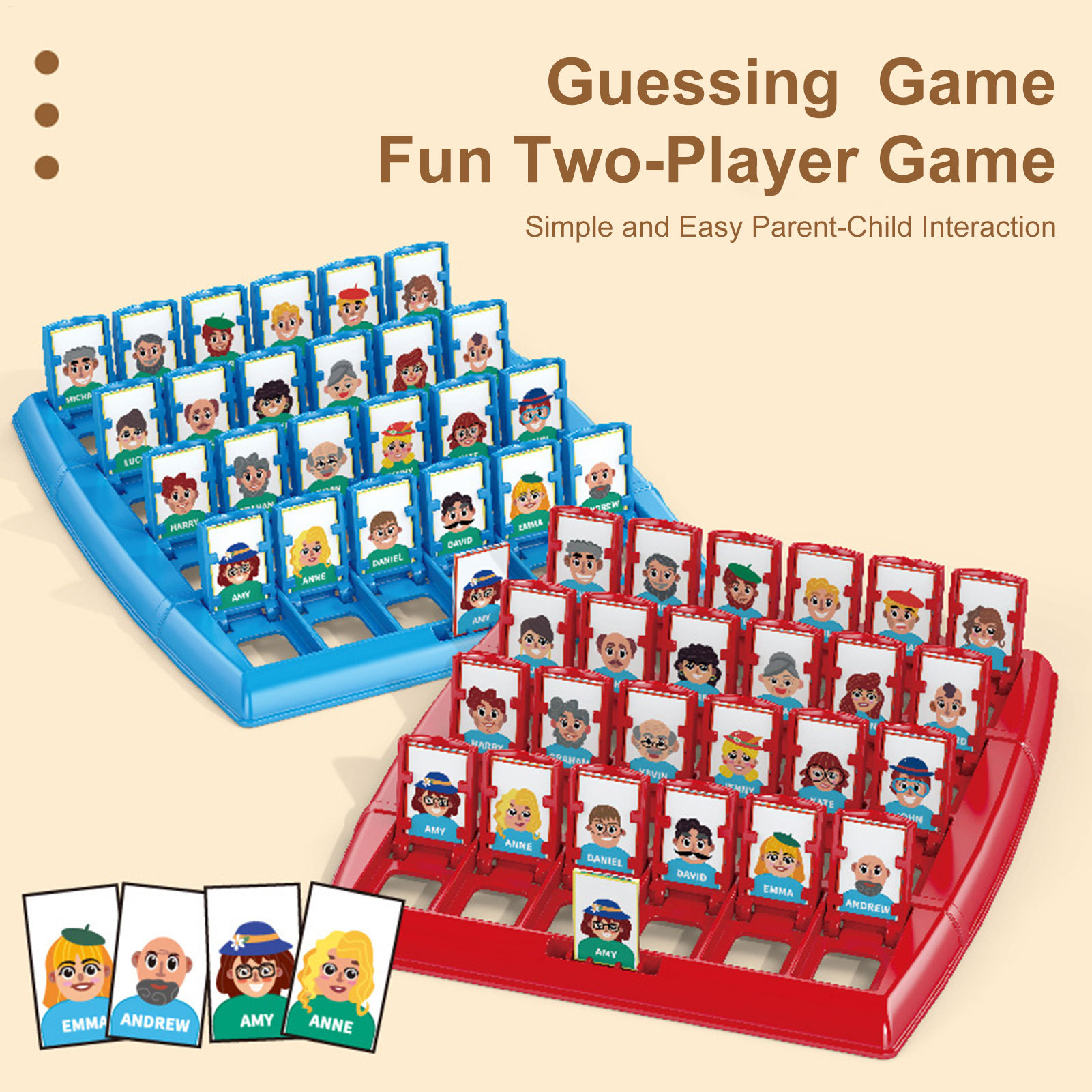 Lernspielzeug für zwei Spieler – Board Game Who Is It Bewertung und Preis