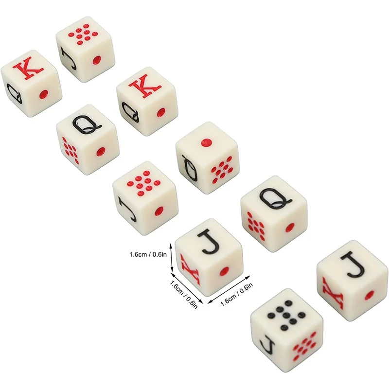 10 Teile/satz 16mm Poker Würfe – Board Game Ludo Bewertung und Preis
