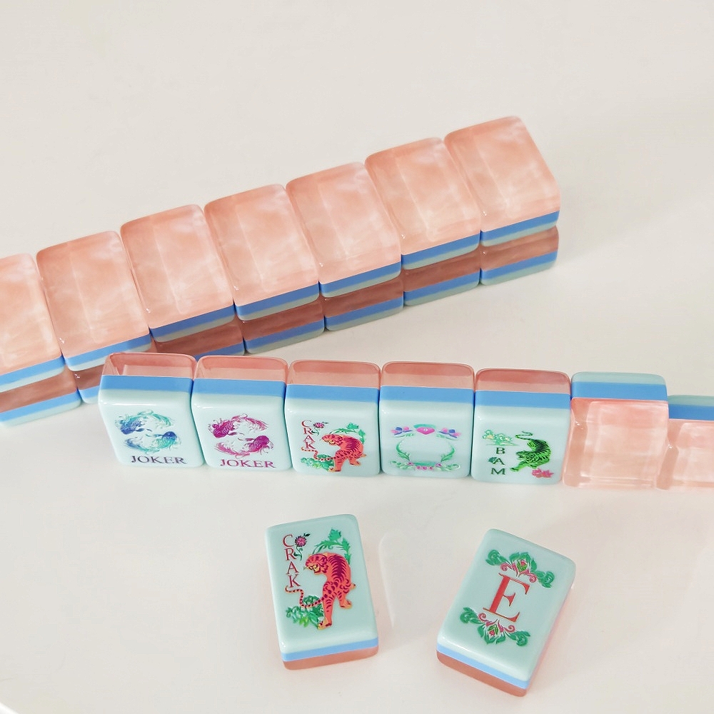 Neue Trendige Gravierte Perlro – Board Game Mahjong Bewertung und Preis