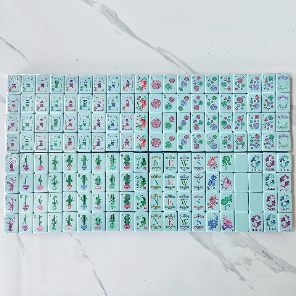 Graviertes Perlrosa Acryl Amer – Board Game Mahjong Bewertung und Preis